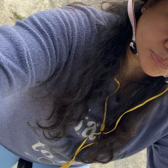 TALK TO ME Fun WILDFOX Distressed Sweat Cropped Top Oversized Vintage Statement - Picture 5 of 10